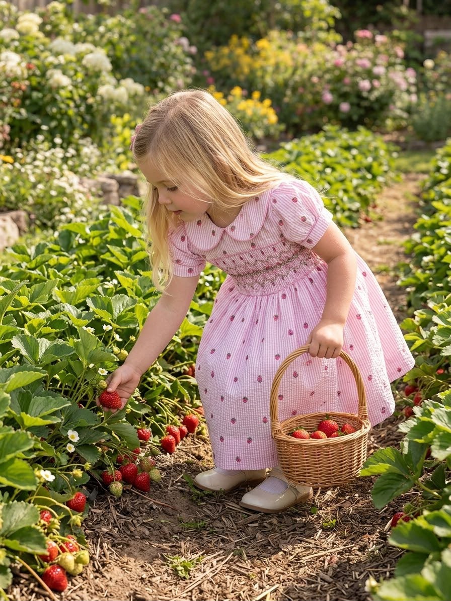 Strawberry Bloom Dress