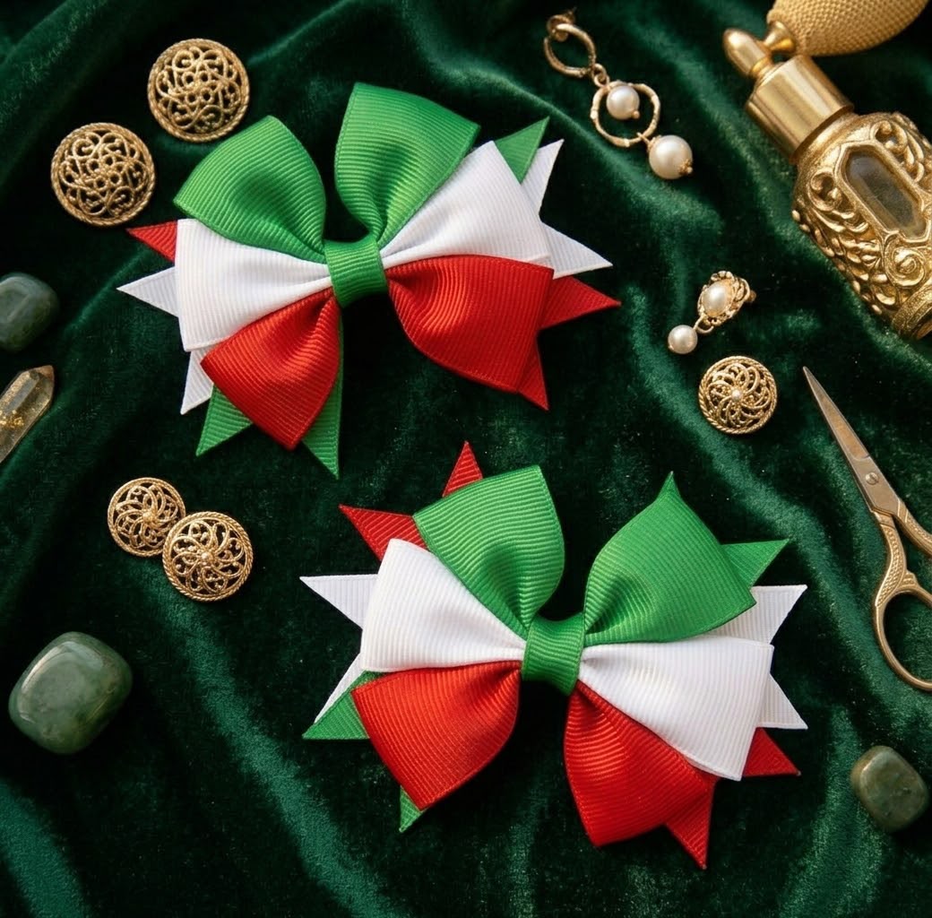 Unity Colors Bow Clips