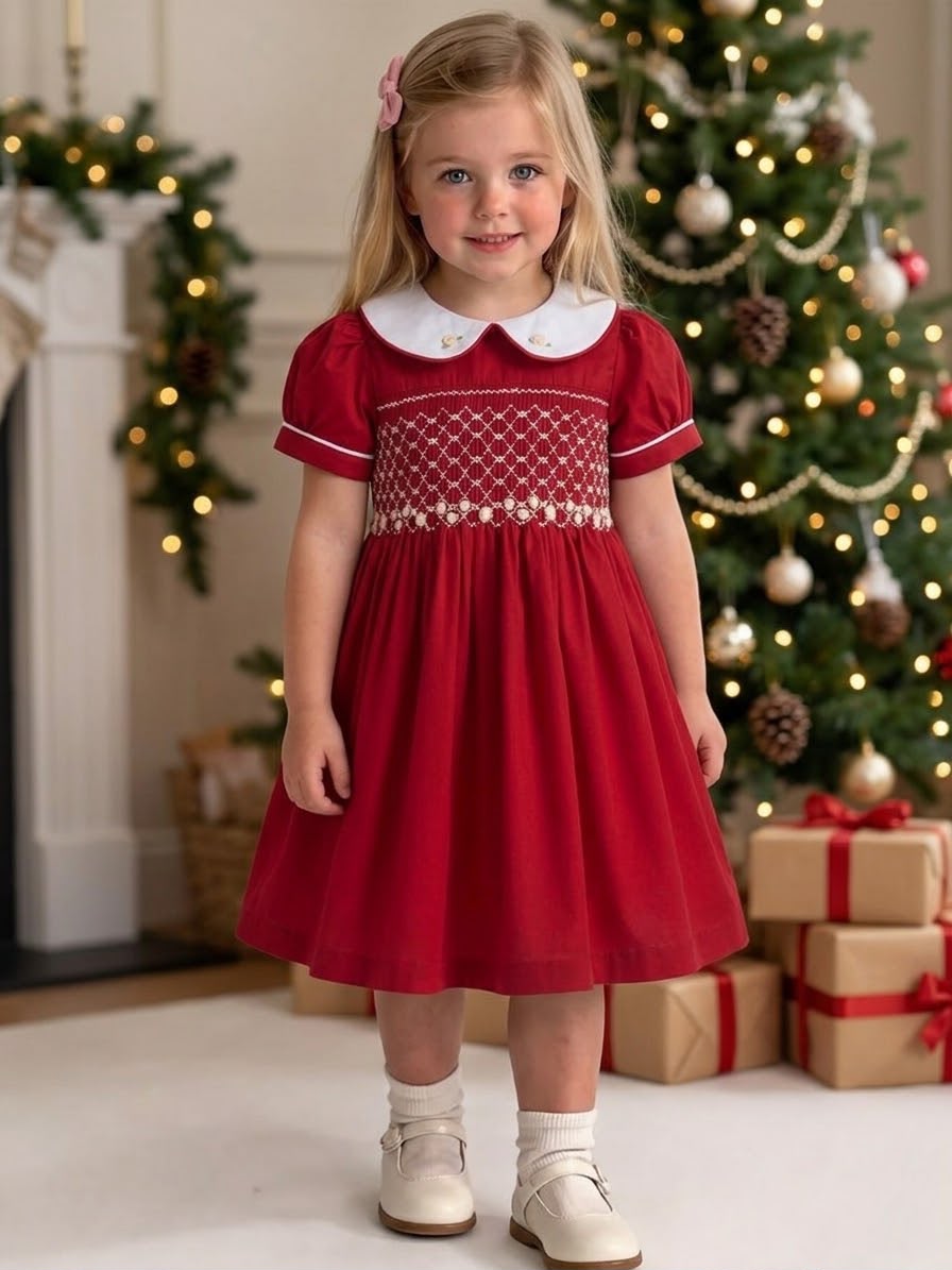 The Christmas Rose Dress