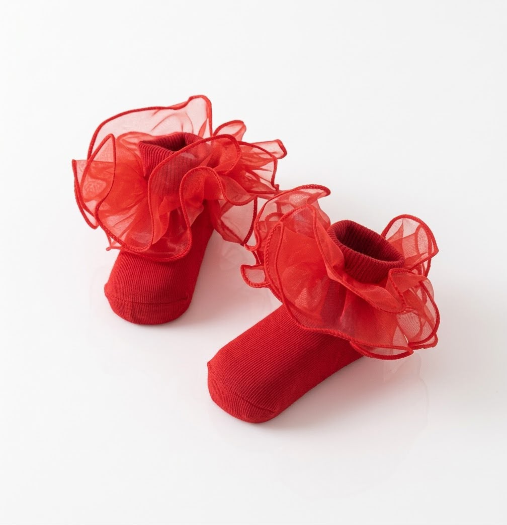 Tinyfeet Ruffle lace Sock